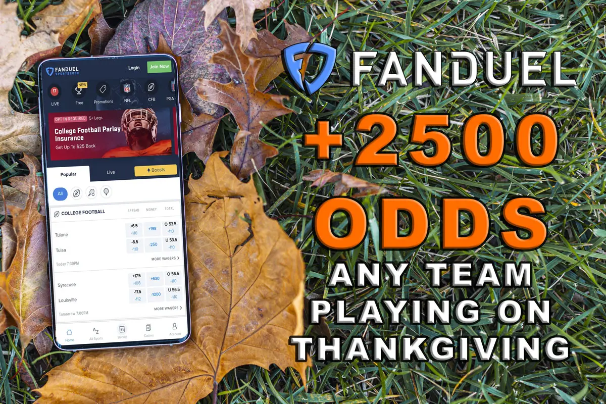 fanduel thanksgiving promo