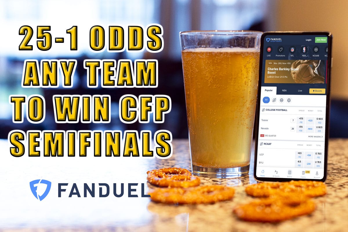 FanDuel Sportsbook Has Crazy 251 College Football Playoff Odds