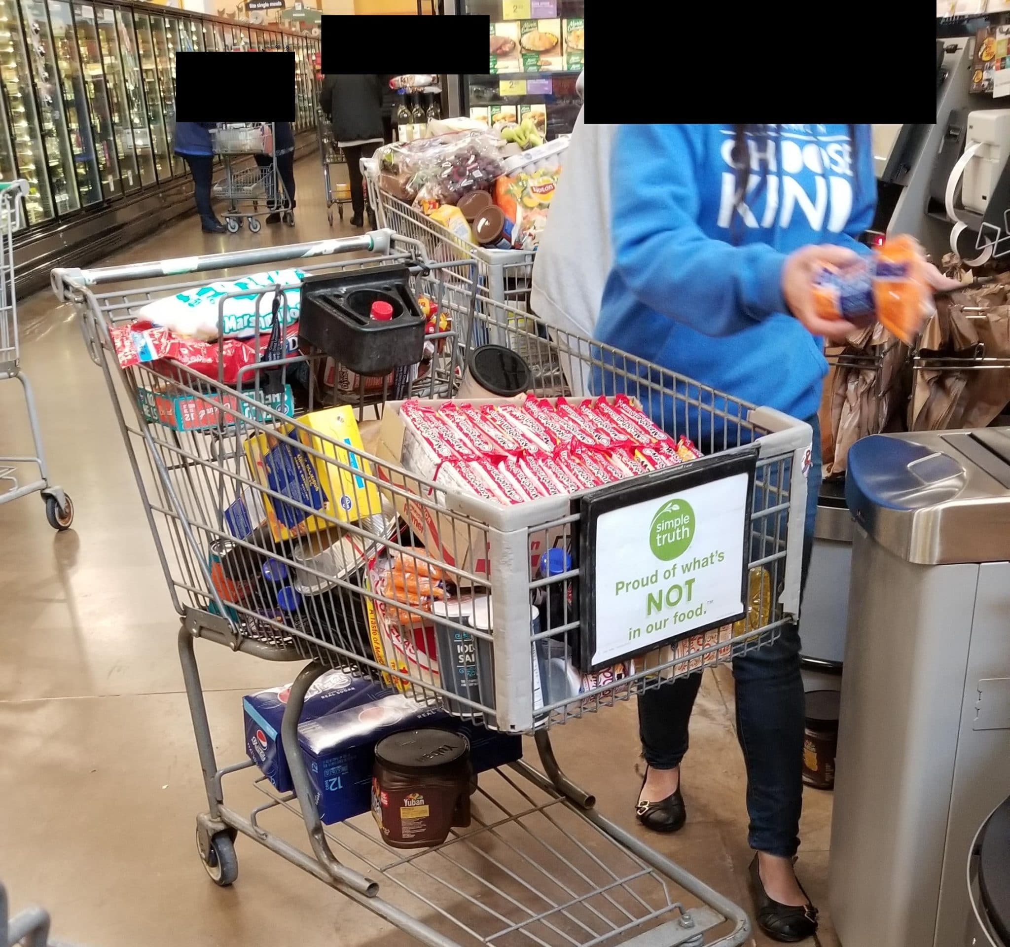 Let's Not Bring Full Shopping Carts to the Self-Checkout Aisle