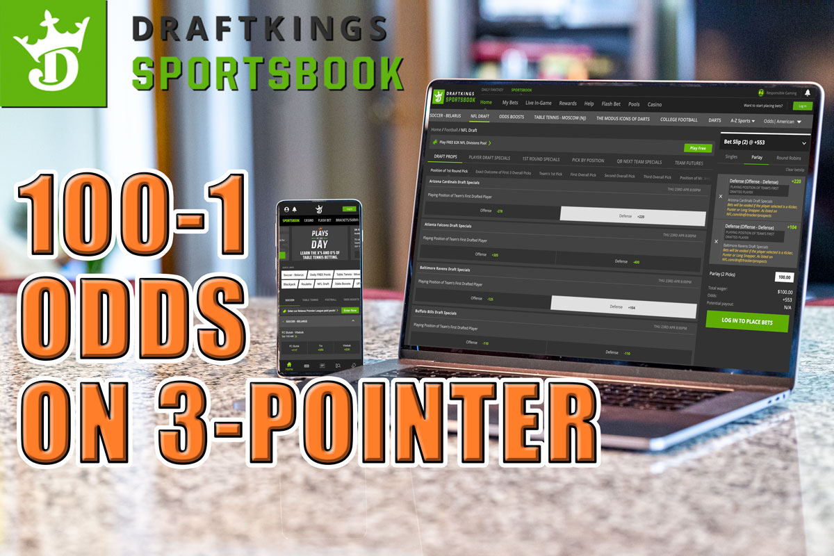 draftkings sportsbook 3-pointer