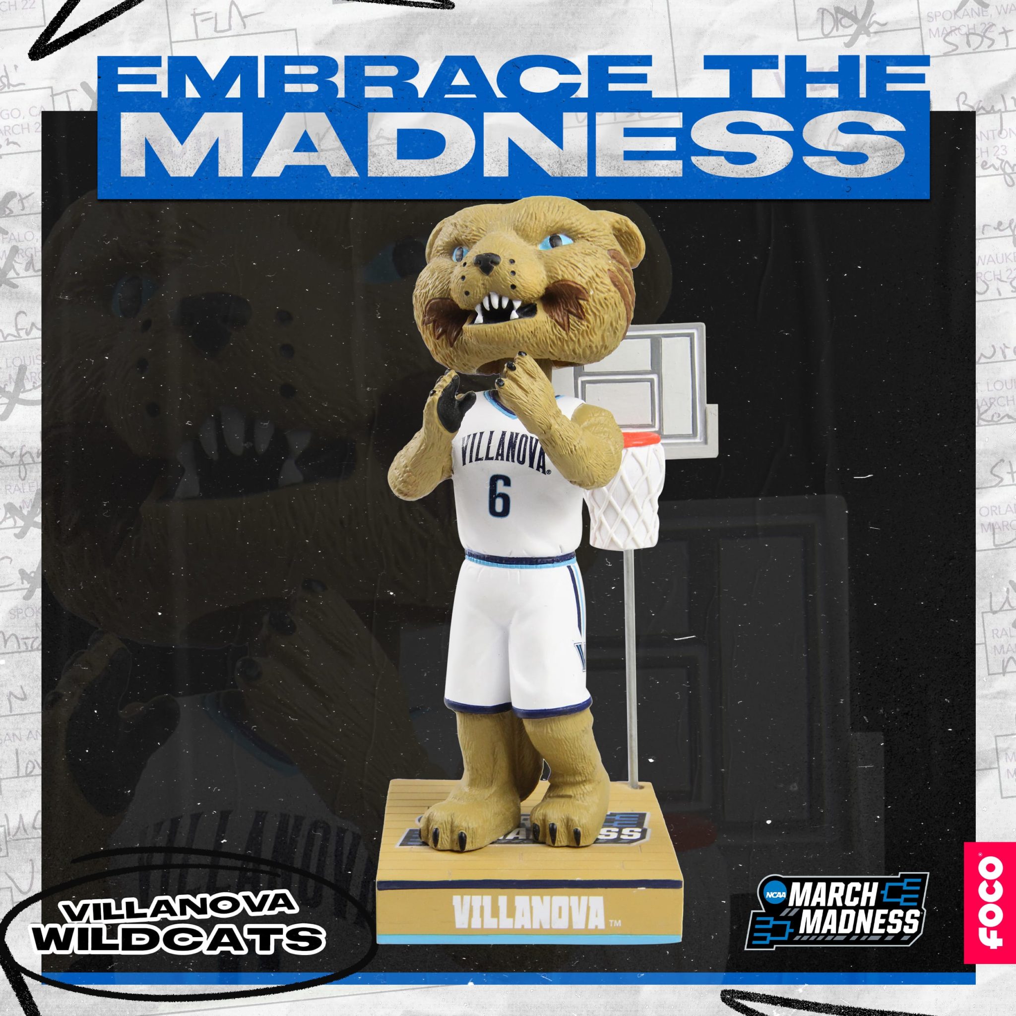 Villanova’s Will D. Cat Gets the Bobblehead Treatment