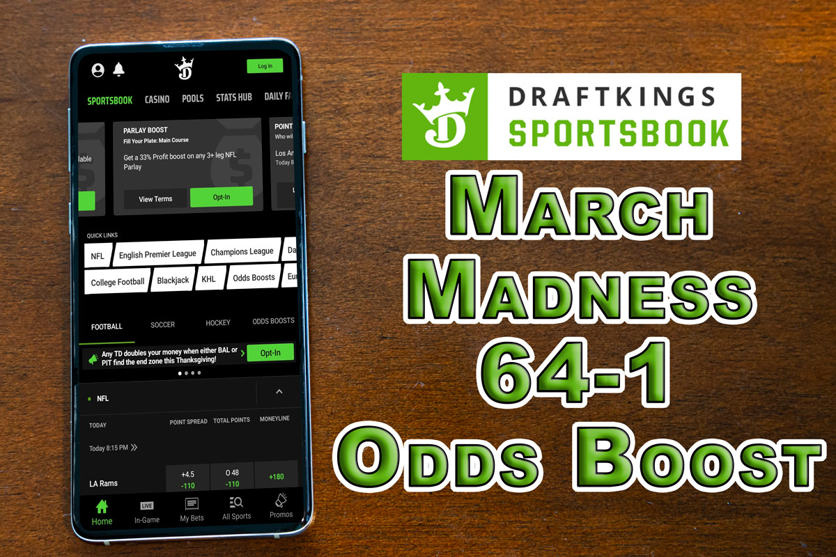 draftkings sportsbook 64 to 1 odds