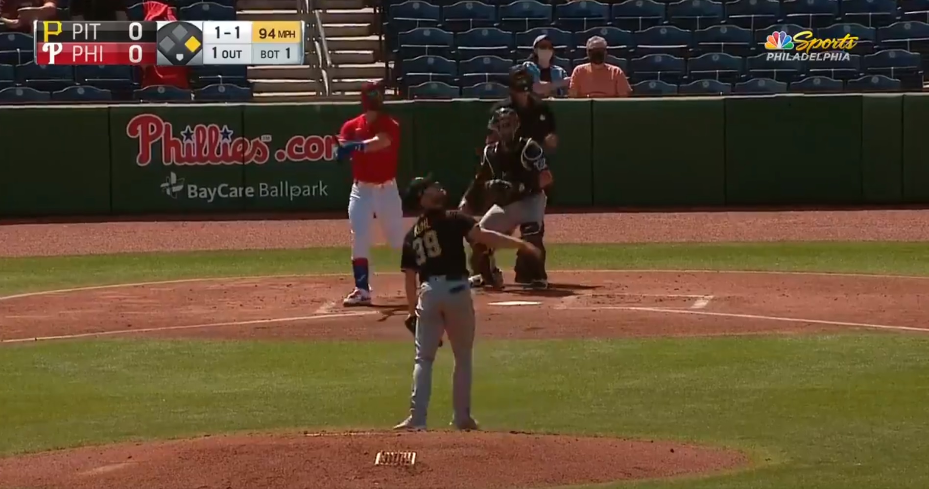 Bryce Harper Goes Opposite Field and that Ball’s Outttttta Here