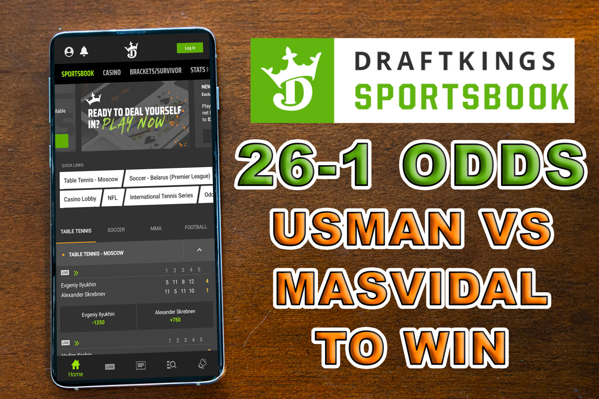 DraftKings Sportsbook Is Running Crazy 26-1 Odds for UFC 261 Main Event