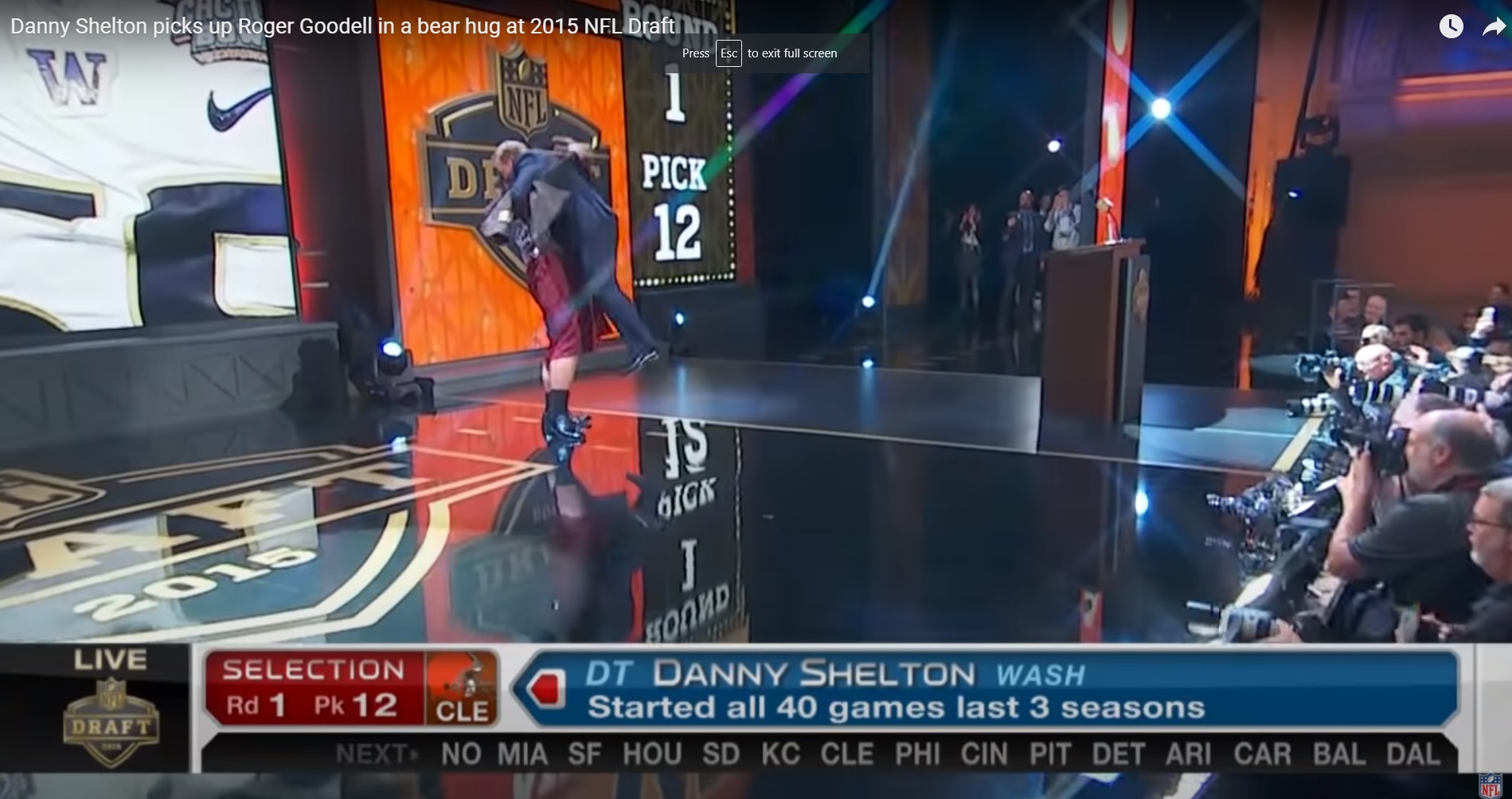 Vaccinated Roger Goodell Greenlighted for Bro Hugs