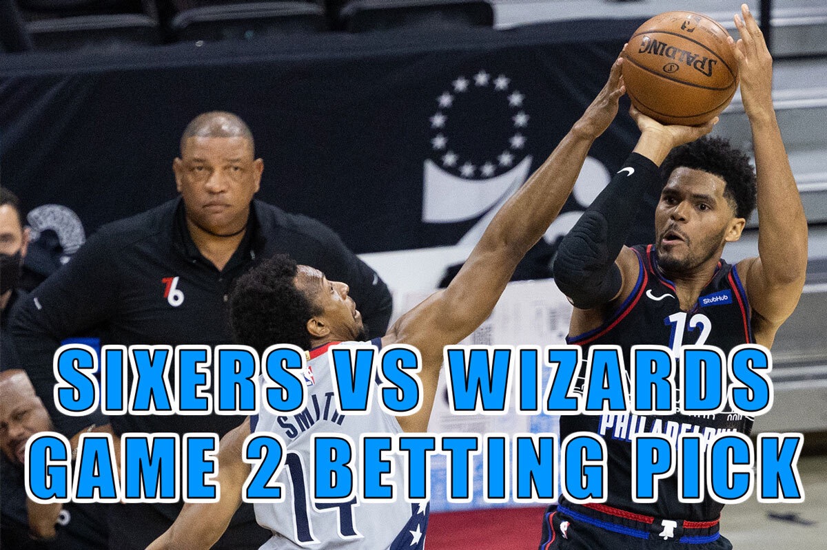 wizards sixers game 2 odds pick prediction