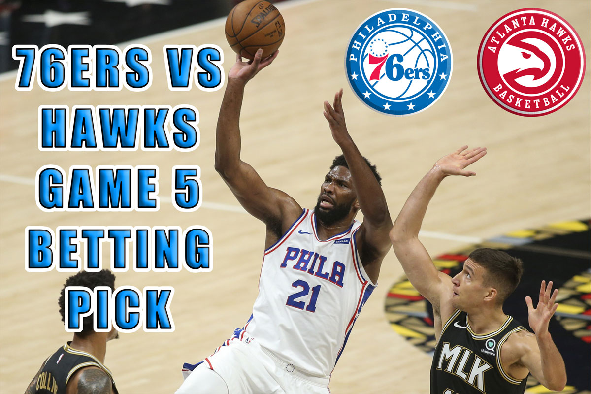 hawks sixers game 5 odds pick predictions