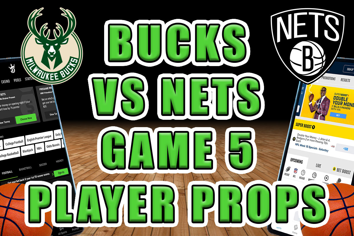 bucks nets game 5 player prop picks