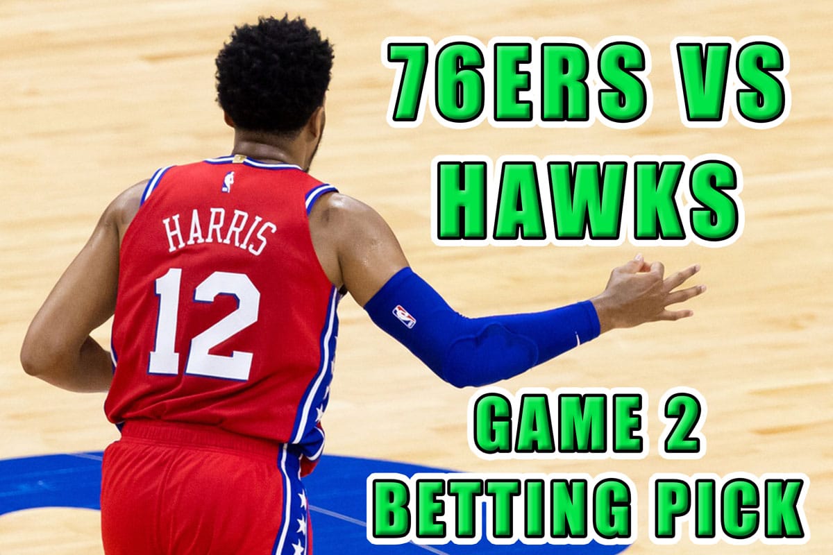 hawks sixers game 2 odds pick prediction