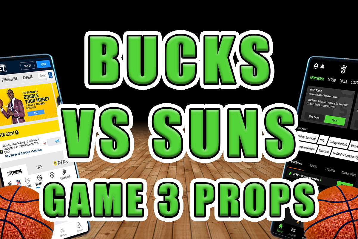 suns bucks player prop picks