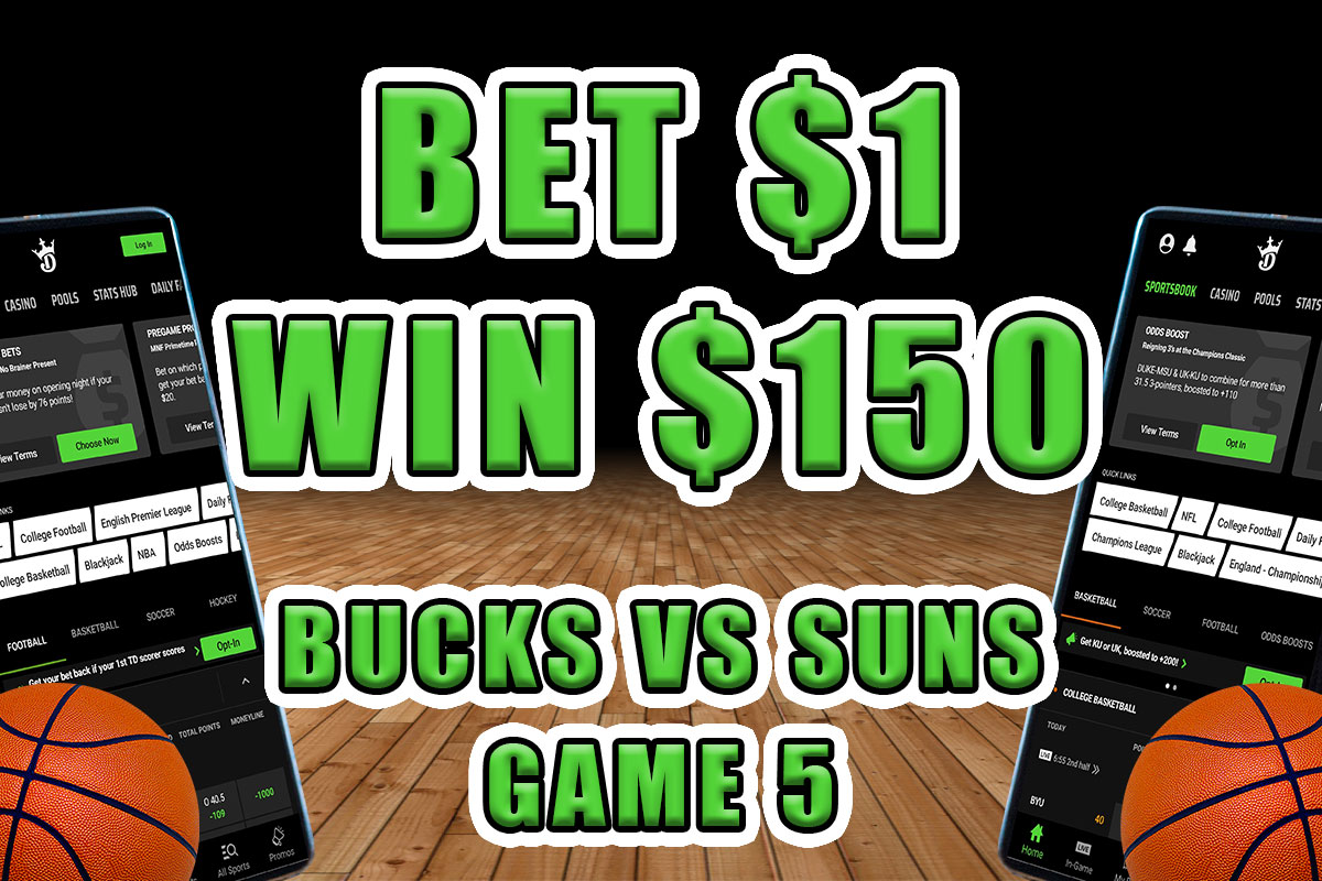 DraftKings Sportsbook Promo Bet 1, Win 150 on Game 5 Crossing Broad