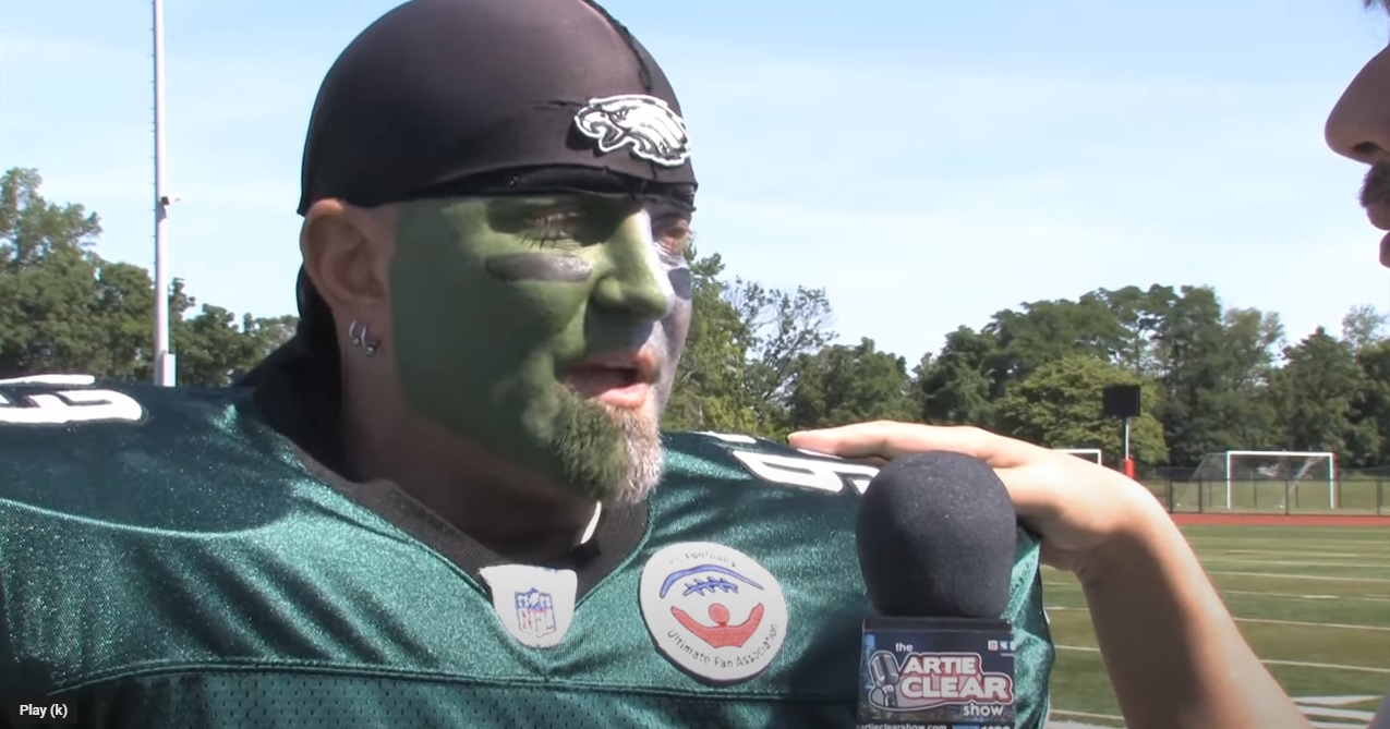 Did The Eagles Ask Super Fan Shoulder Pad Guy To Step Down In July 2021? (Update: No, They Did Not)