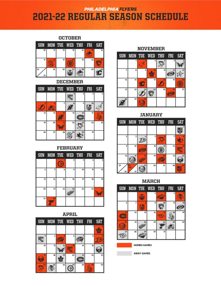 10 Thoughts on the Flyers Schedule Crossing Broad