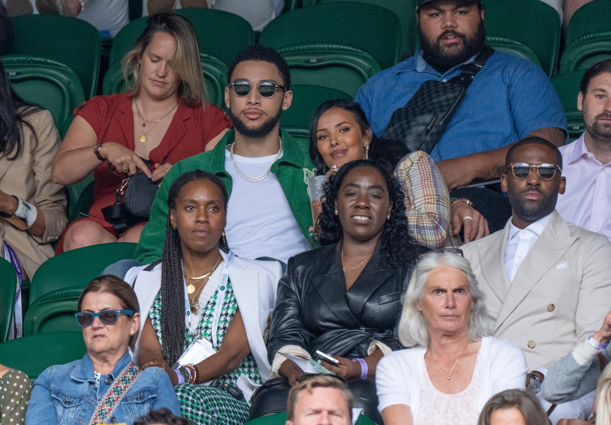Ben Simmons Checking Out "the Tennis" with his New Girlfriend