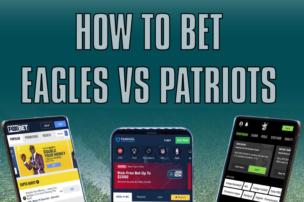 how to bet eagles patriots promos