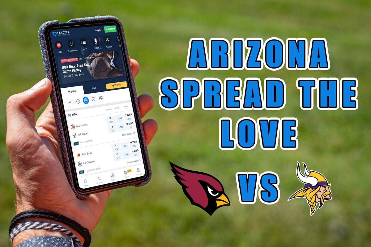 FanDuel Sportsbook Arizona Offers Insane Spread The Love Boost on Cardinals This Sunday