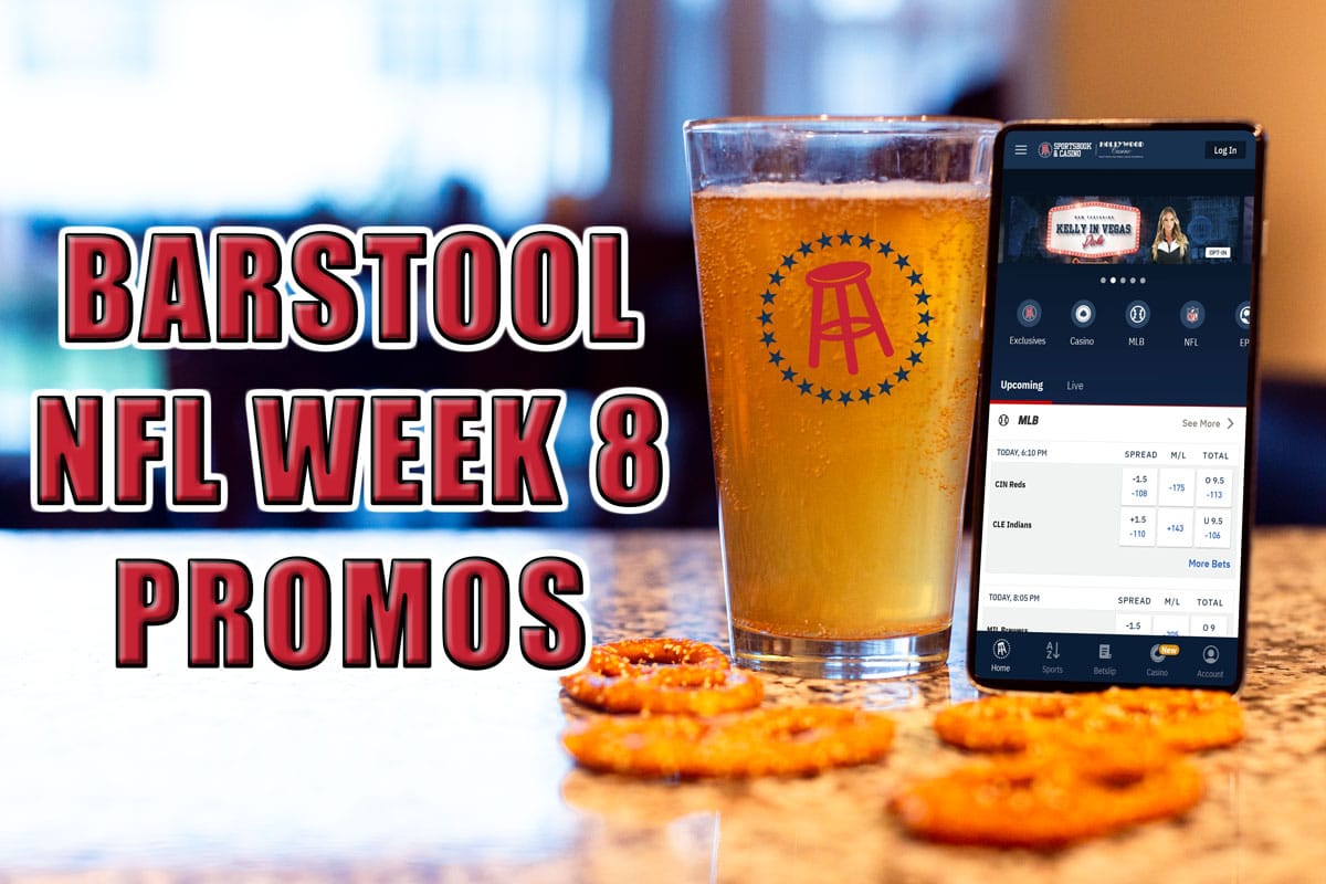 Barstool Sportsbook Promo Goes Big For NFL Week 8, College Football