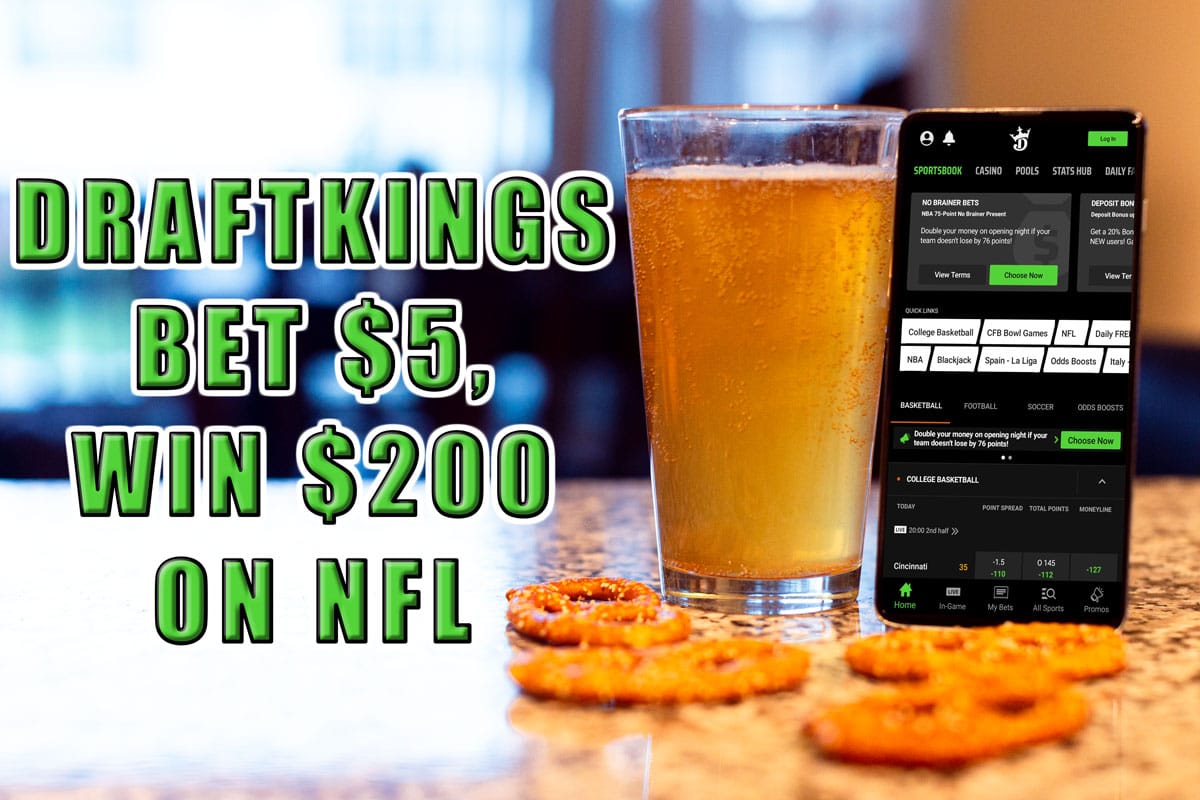 DraftKings Sportsbook Promo Has Bet $5, Win $200 NFL Week 7 Bonus