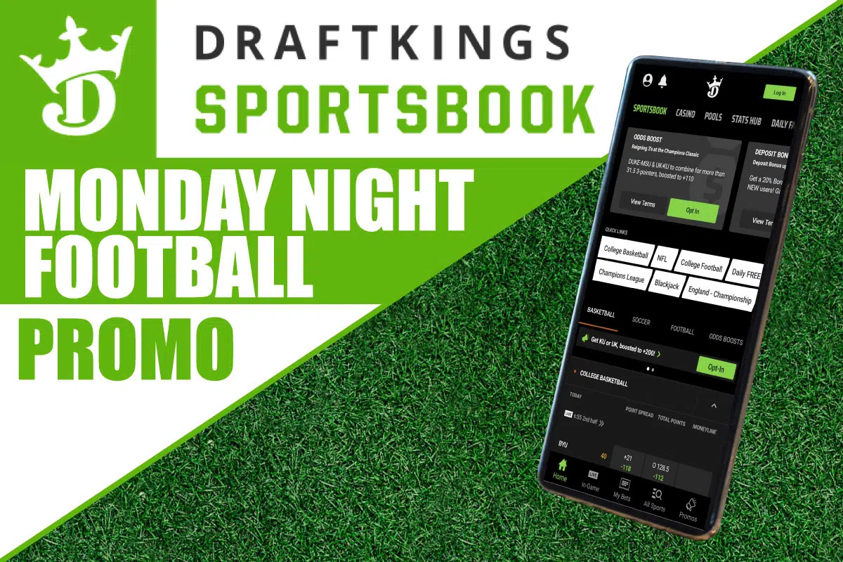 DraftKings Sportsbook Promo Gives Last Chance at Instant Bonus for MNF