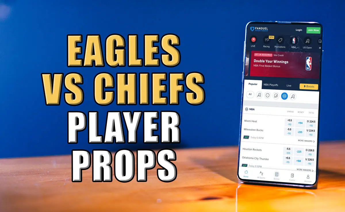 chiefs eagles player props