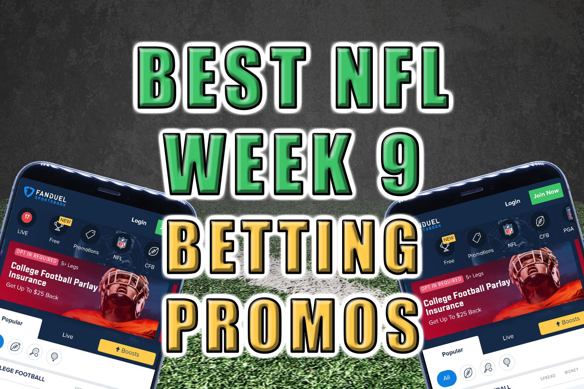 Here's the Best NFL Week 9 Betting Promos and Bonuses - Crossing Broad