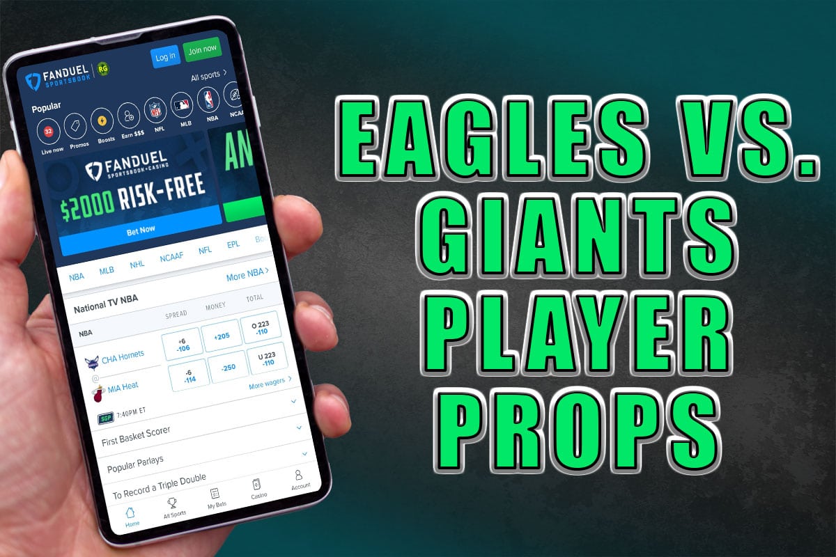eagles giants player props picks
