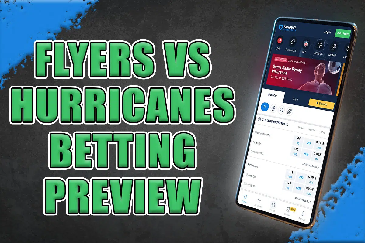 Flyers vs. Hurricanes betting