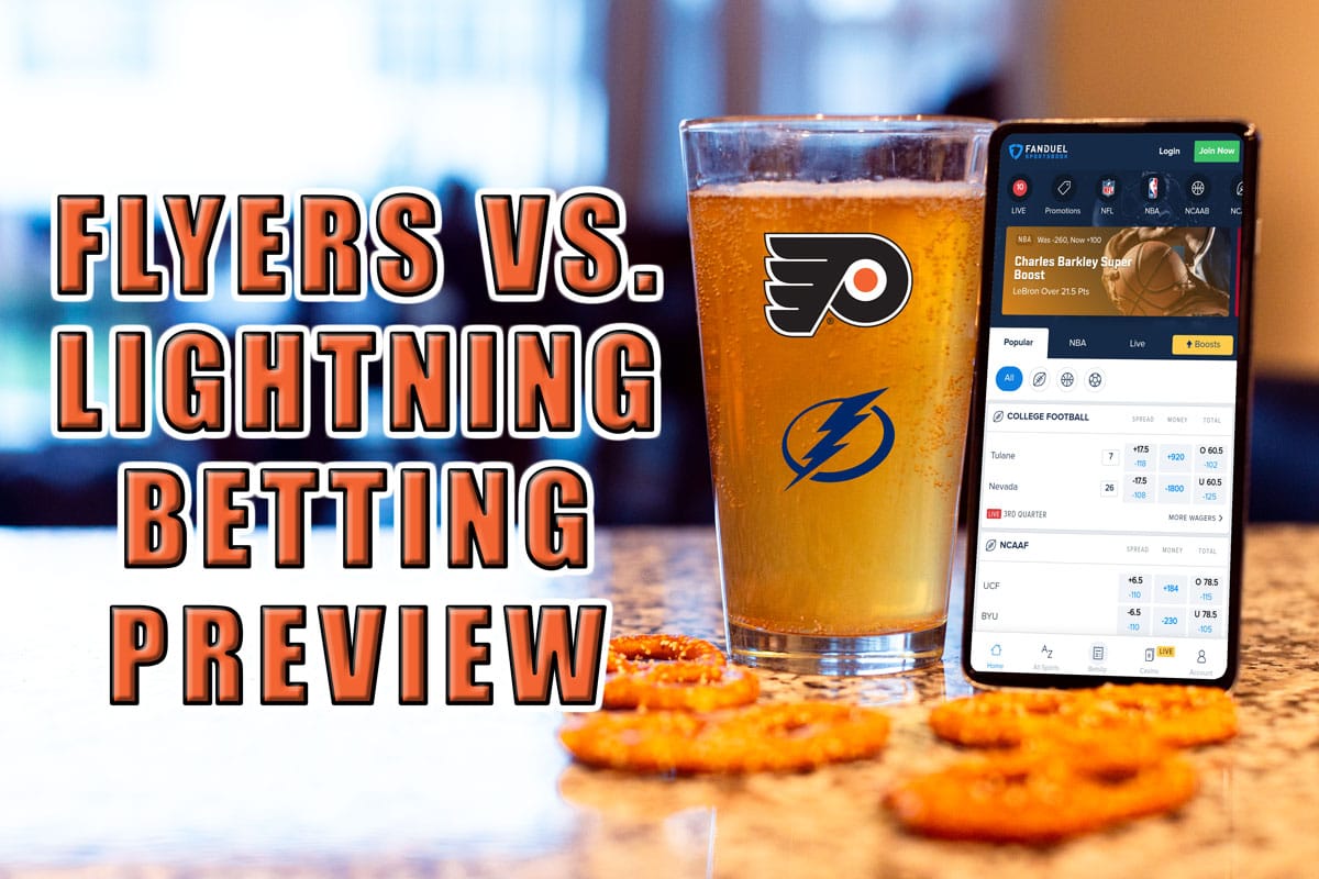 Flyers vs. Lightning Betting Odds, Pick and Prediction (November 23, 2021)