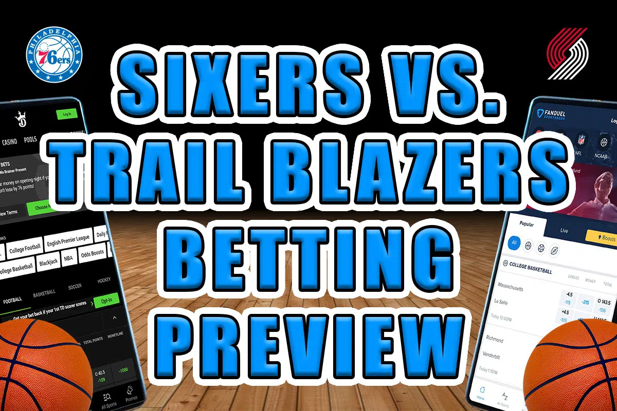 Sixers vs Trail Blazers