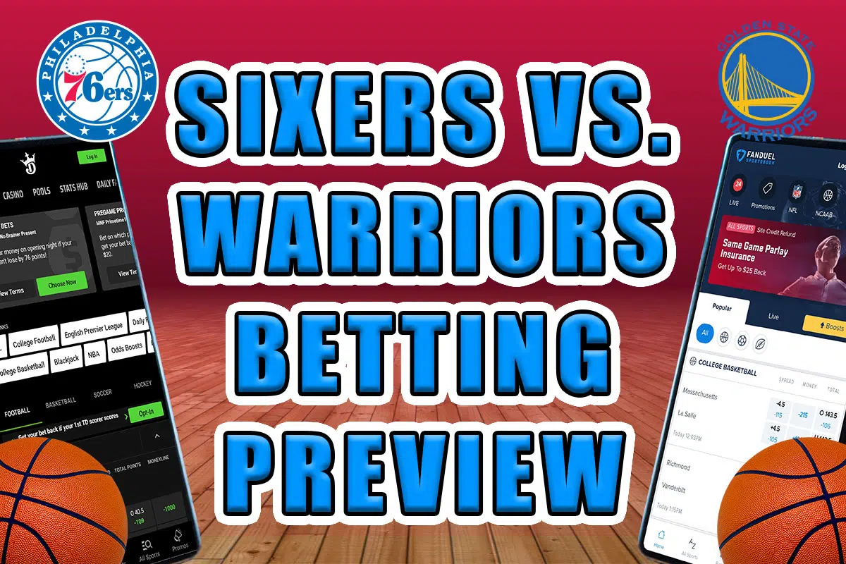 Sixers vs. Warriors betting