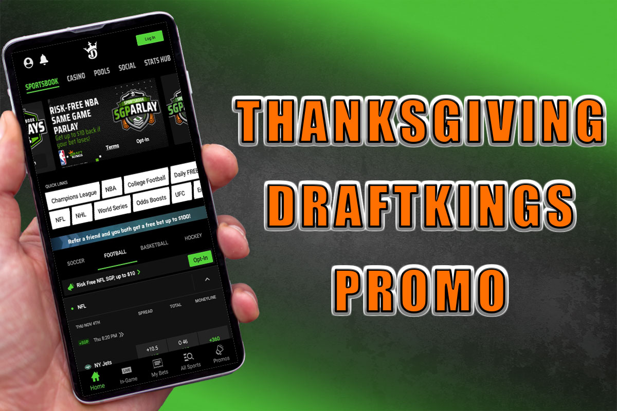 DraftKings Sportsbook Promo Code Brings Wild Thanksgiving Bonus