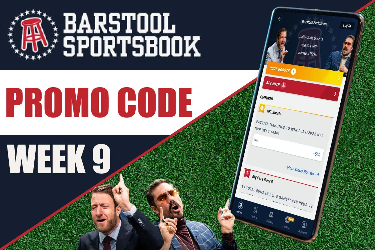 Here's the Best Barstool Sportsbook Promo Code for NFL Week 9