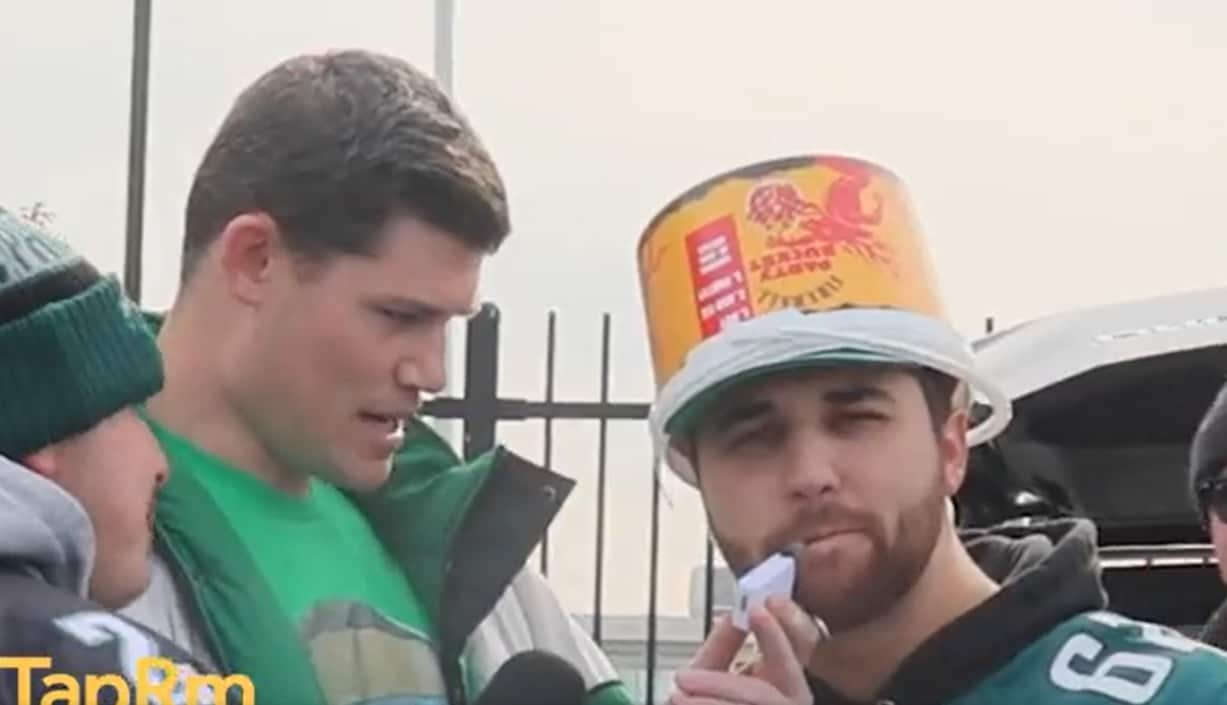 drunk eagles fan