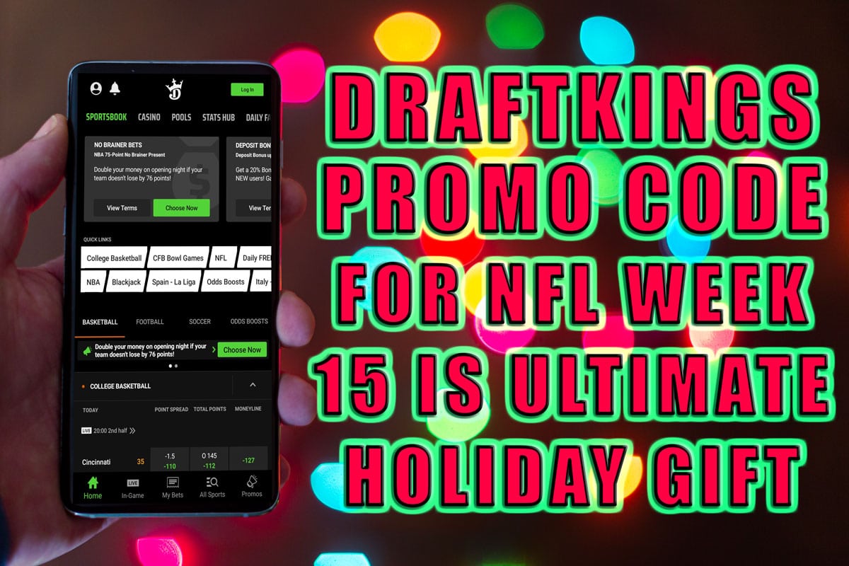 DraftKings Promo Code for NFL Week 15 Is Ultimate Holiday Gift