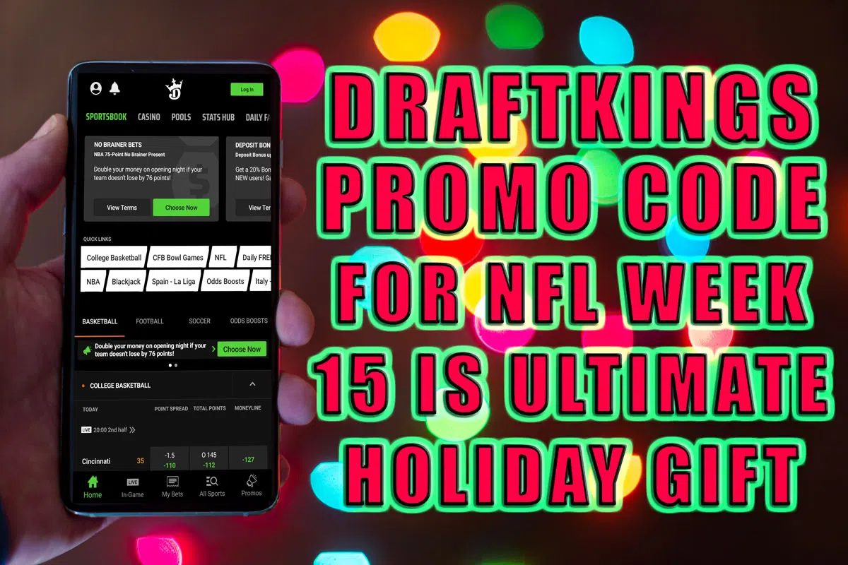 DraftKings Promo Code for NFL Week 15 Is Ultimate Holiday Gift - Crossing  Broad