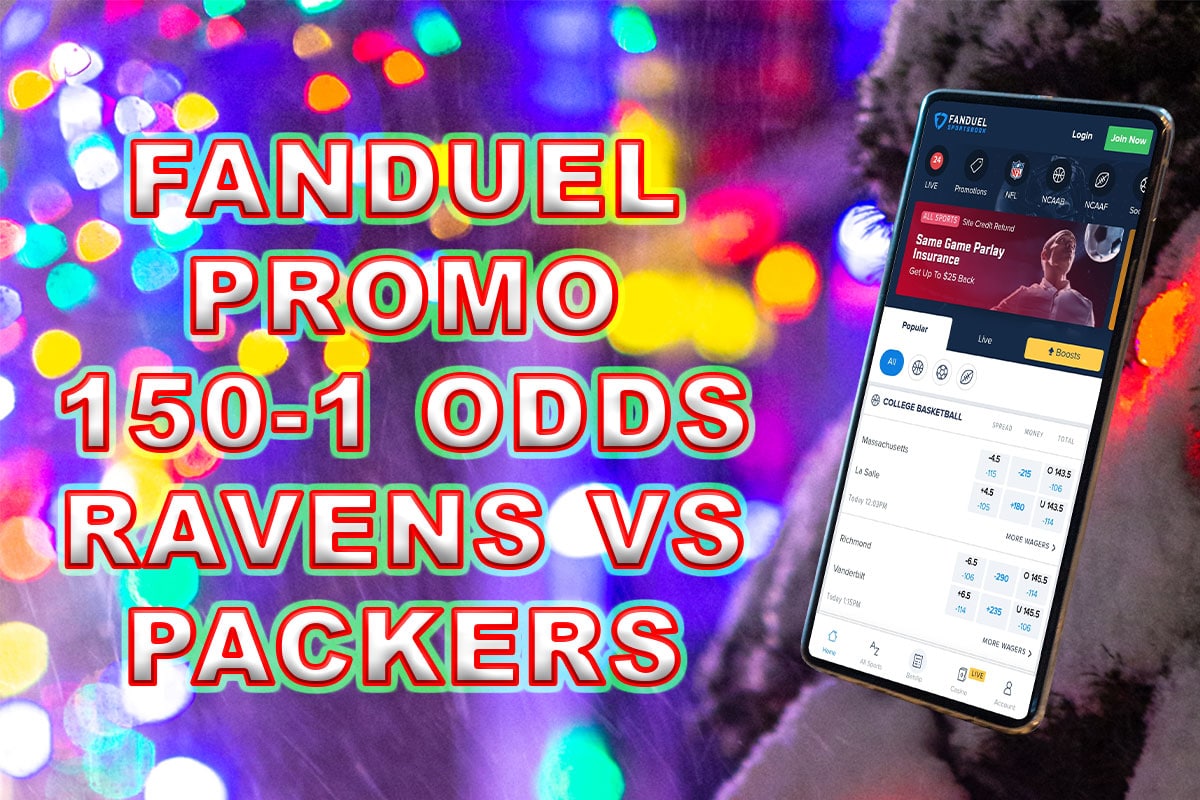 FanDuel Promo Unwraps Gift of 150-1 Crazy Packers-Ravens Odds