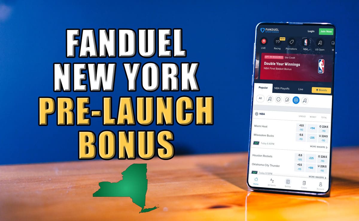 FanDuel Sportsbook NY Pre-Registration Begins, Get the Bonus Now