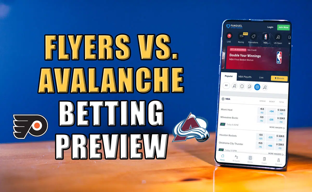 Flyers vs. Avalanche Betting