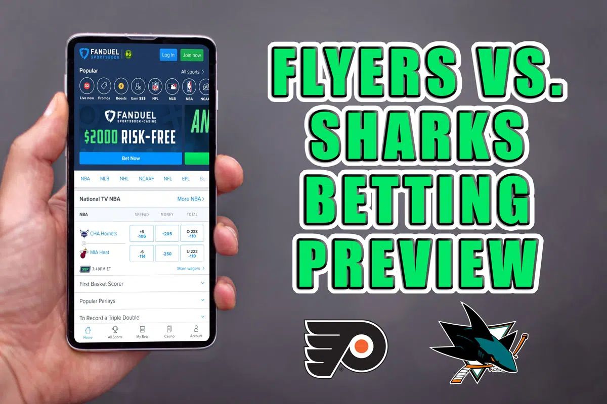 Flyers vs. Sharks Betting