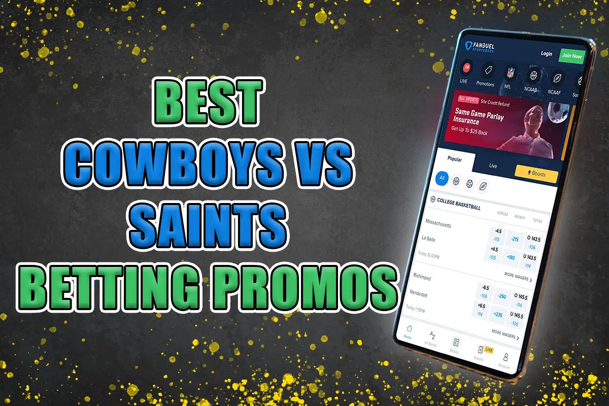 Best Cowboys-Saints Betting Promos