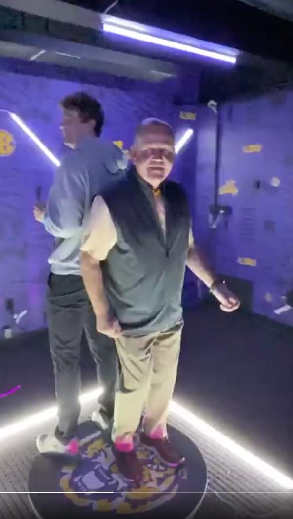 Now Brian Kelly is Out Here Dancing