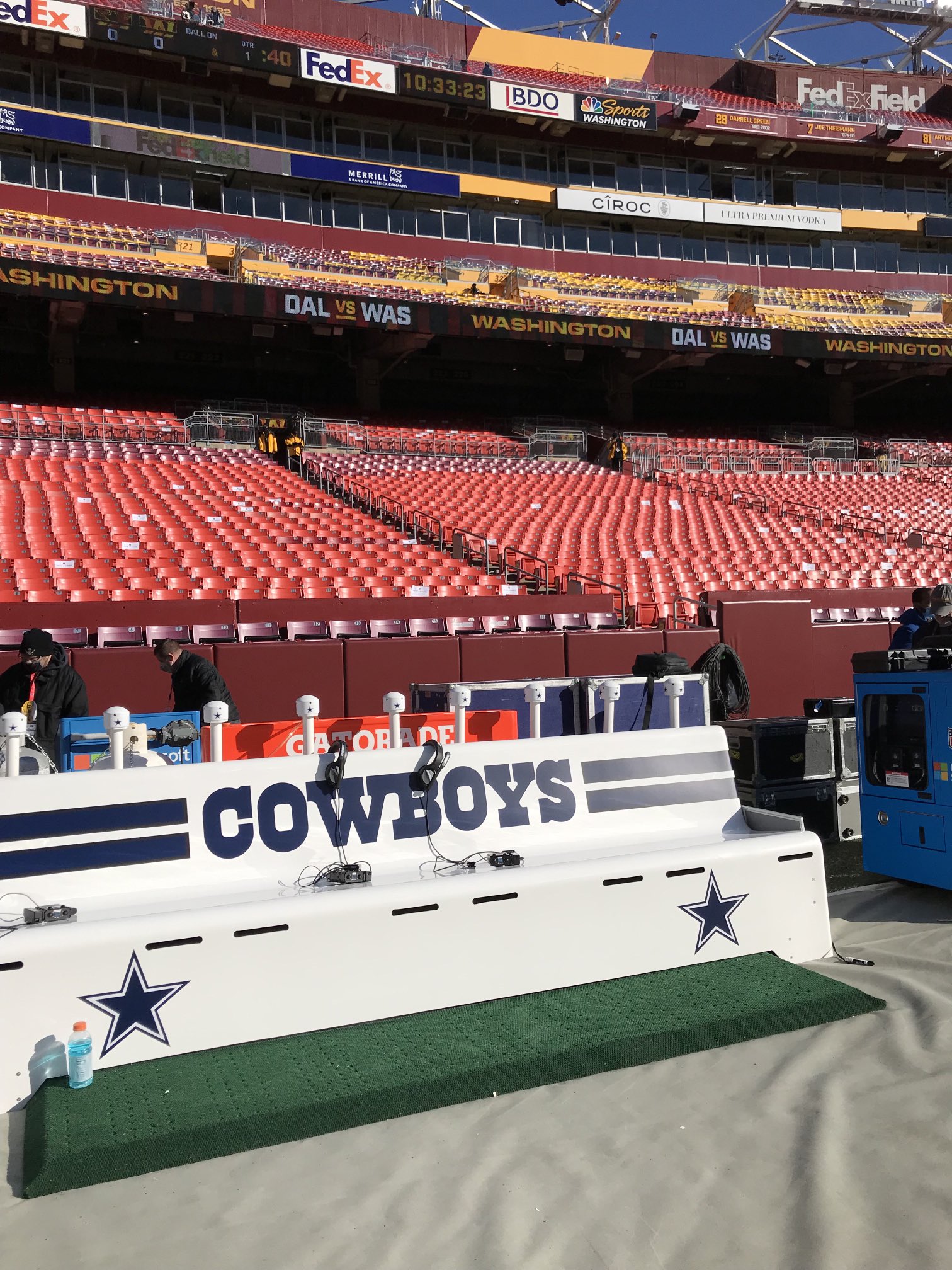 Washington Now Doing the Stupid Cowboy Bench Thing