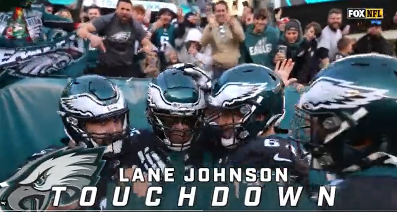 Big Man Touchdown for LANE JOHNSON Crossing Broad