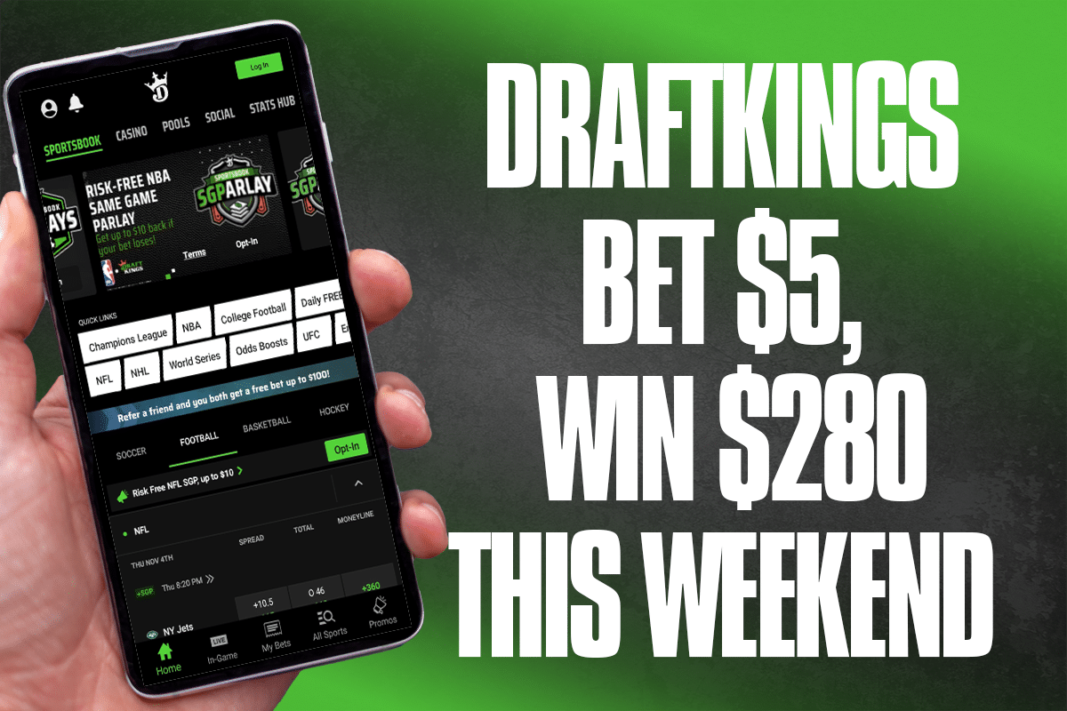 Hammer DraftKings Sportsbook NY 56-1 Odds for NFL Playoffs