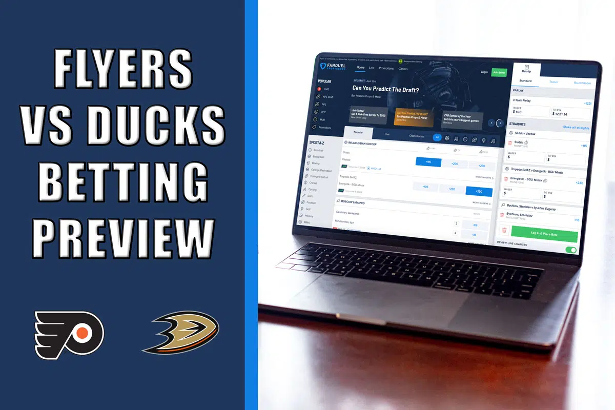 Flyers vs. Ducks Betting Odds, Pick, and Prediction (January 4, 2022