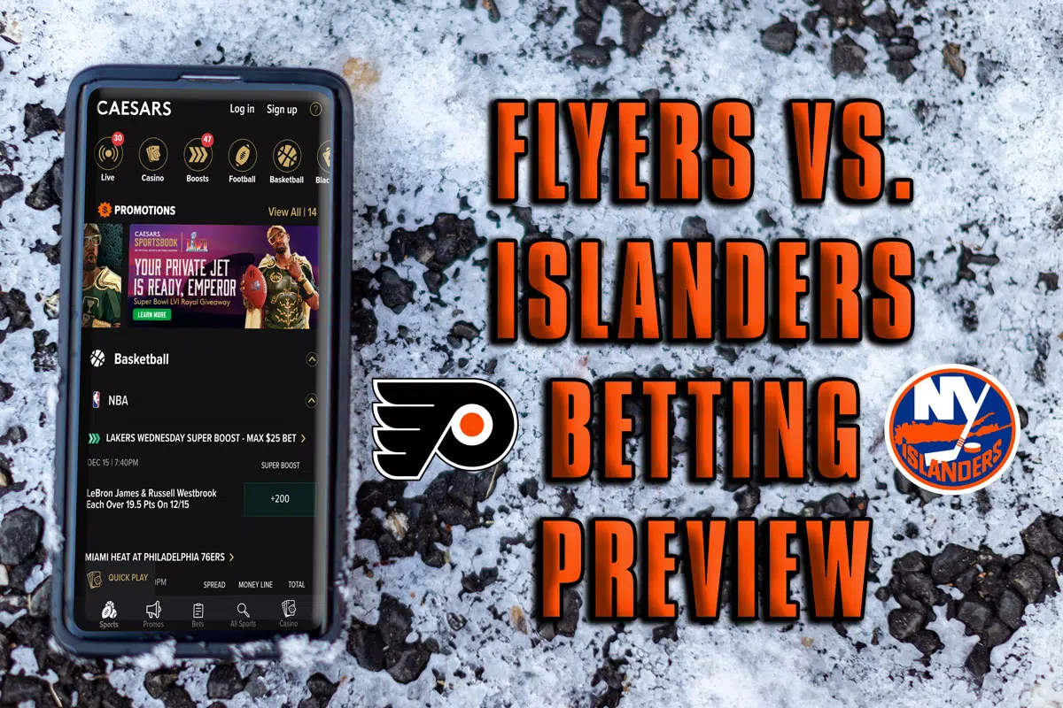 Flyers vs. Islanders betting