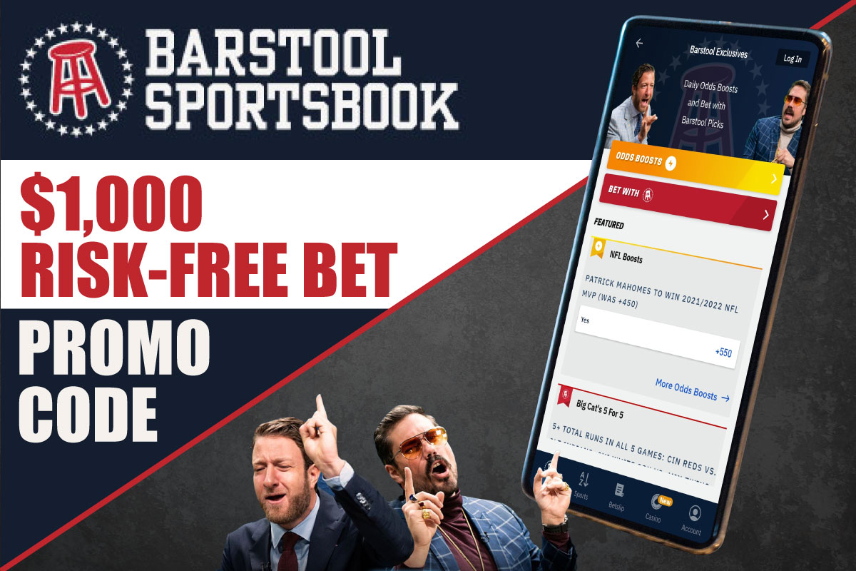 Barstool Sportsbook Promo Code Offers 1K RiskFree Bet, Other Bonuses