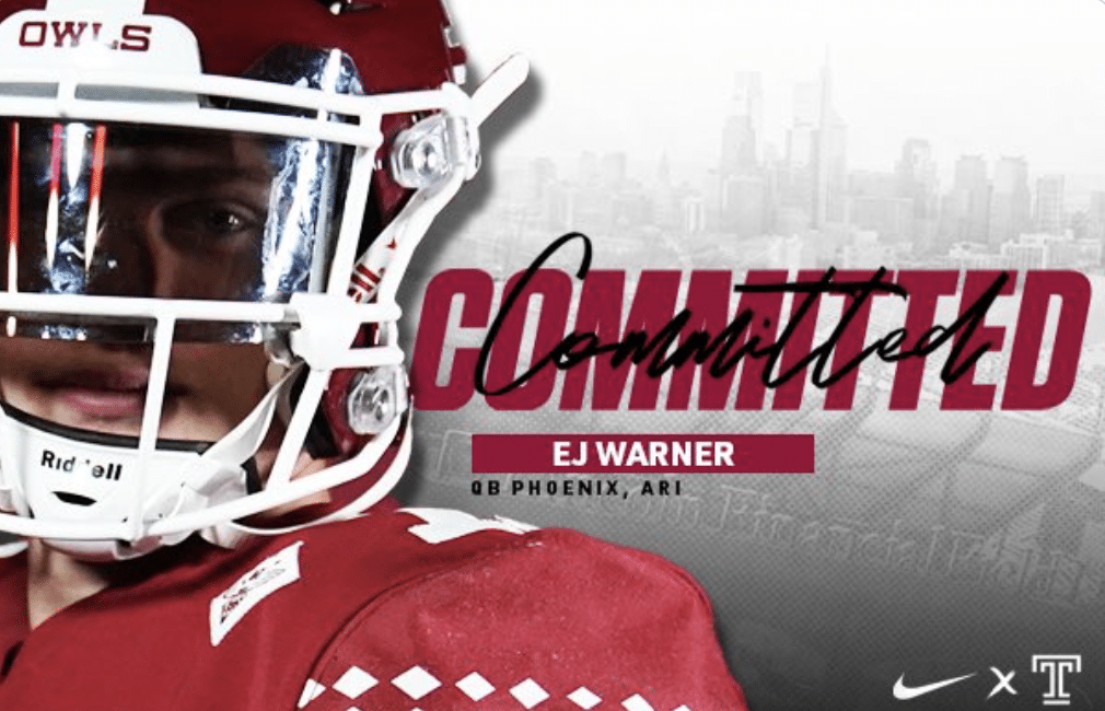 Kurt Warner’s Son Commits to Temple for Football
