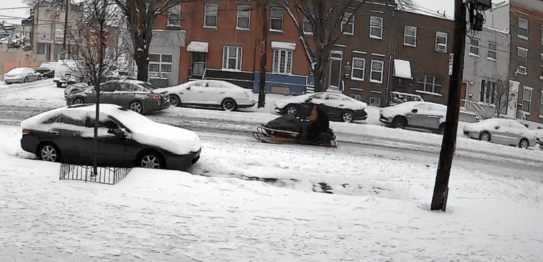 Dirt Bikes and ATVs in Philly is One Thing, but Snowmobiles?