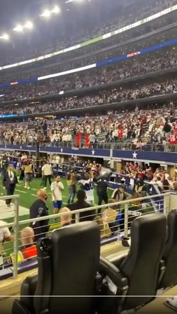 Uncivilized Dallas Fans Throw Stuff After Hilariously Brutal Playoff ...
